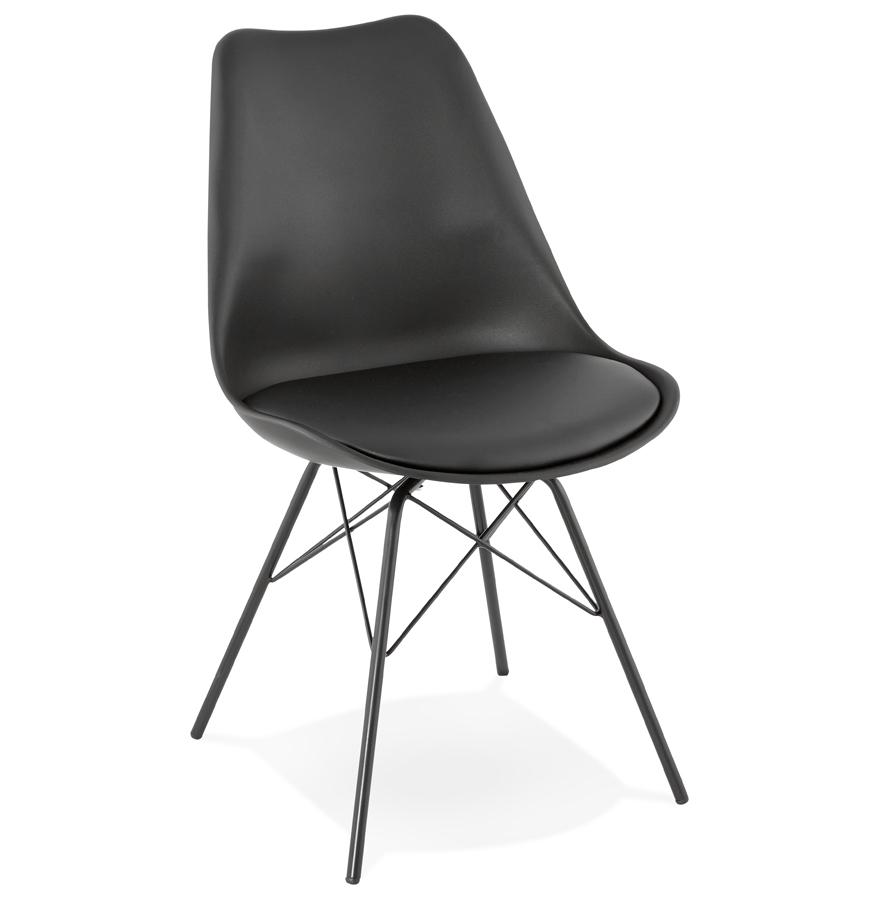 kokoon design Black industrial style 'BYBLOS' designer chair