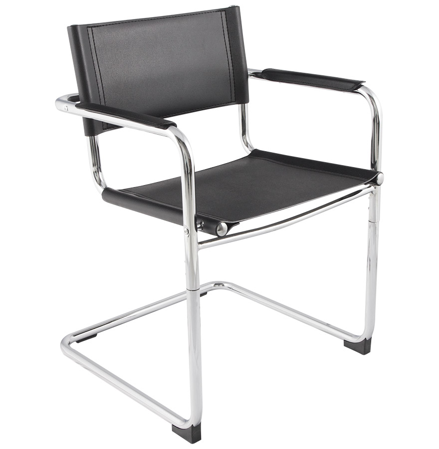 kokoon design Black 'KA' reception/visitor chair for office or meeting room