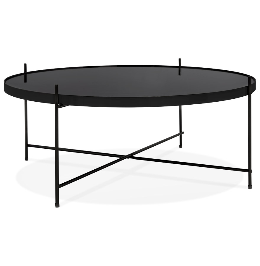kokoon design Black 'KOLOS BIG' living room coffee table