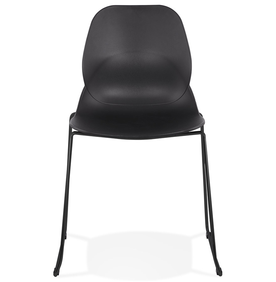 Kokoon Design Black 'NUMERIK' Designer Chair With Black Metal Legs