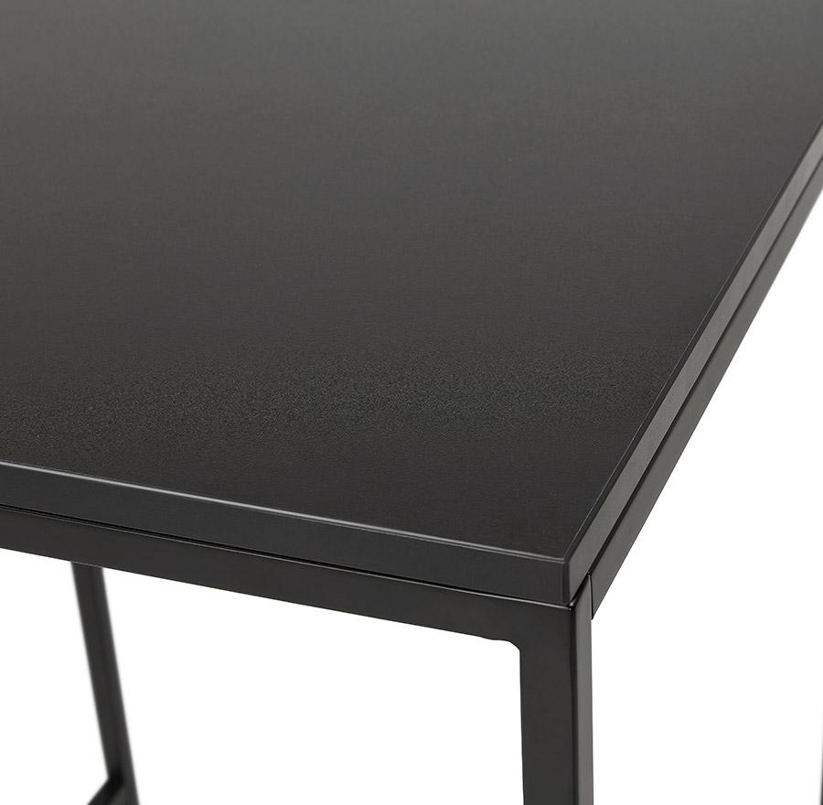 Kokoon Design Black 'ORTOS' Industrial Style High Table Ideal For Professionals