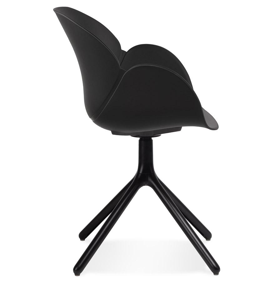 Kokoon Design Black Plastic 'APODIS' Chair With Armrests