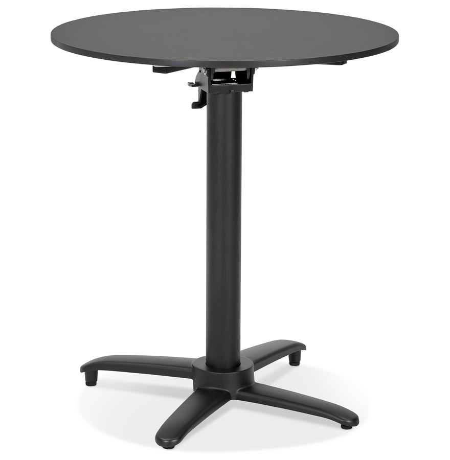 kokoon design Black round 'COMPAKT' folding terrace table - Ø 68 cm kokoon design Black round 'COMPAKT' folding terrace table - Ø 68 cm