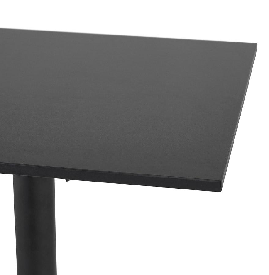 Kokoon Design Black Square 'NOCTALI' Folding Terrace Table - 68x68 Cm