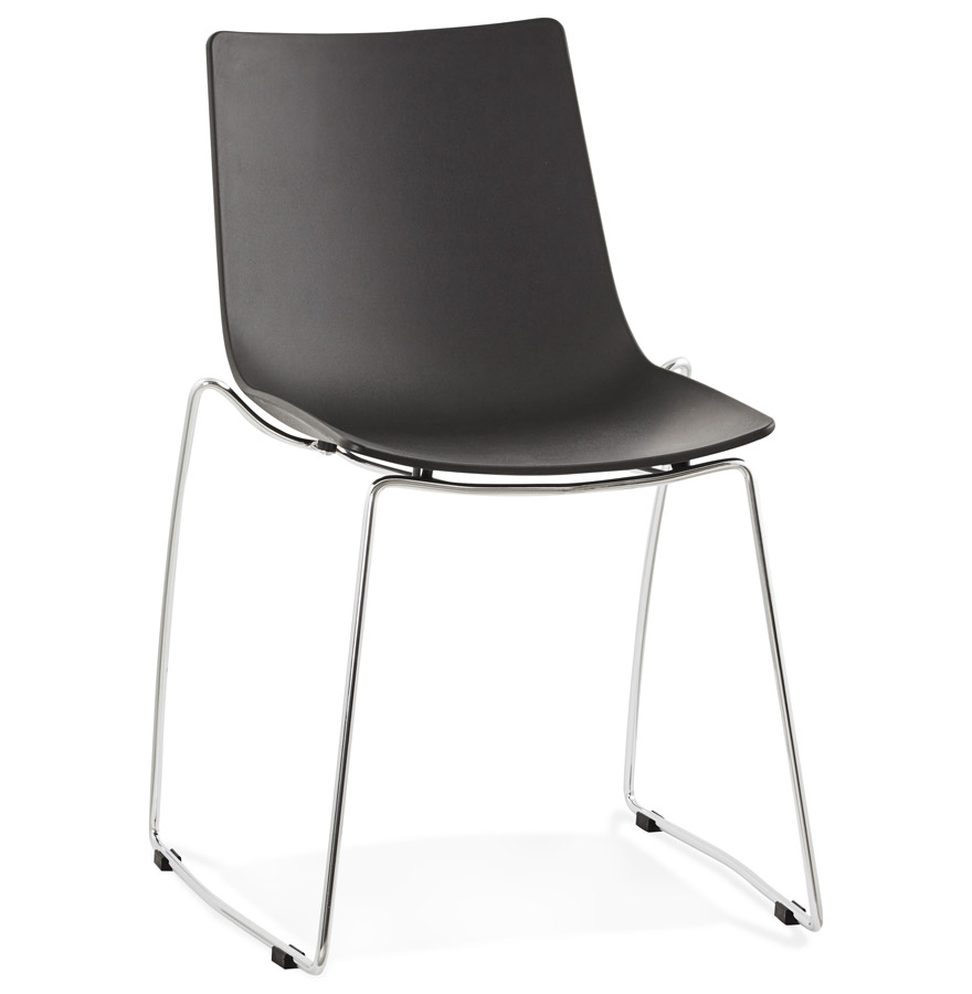 kokoon design Black 'TRENO' designer chair in plastic