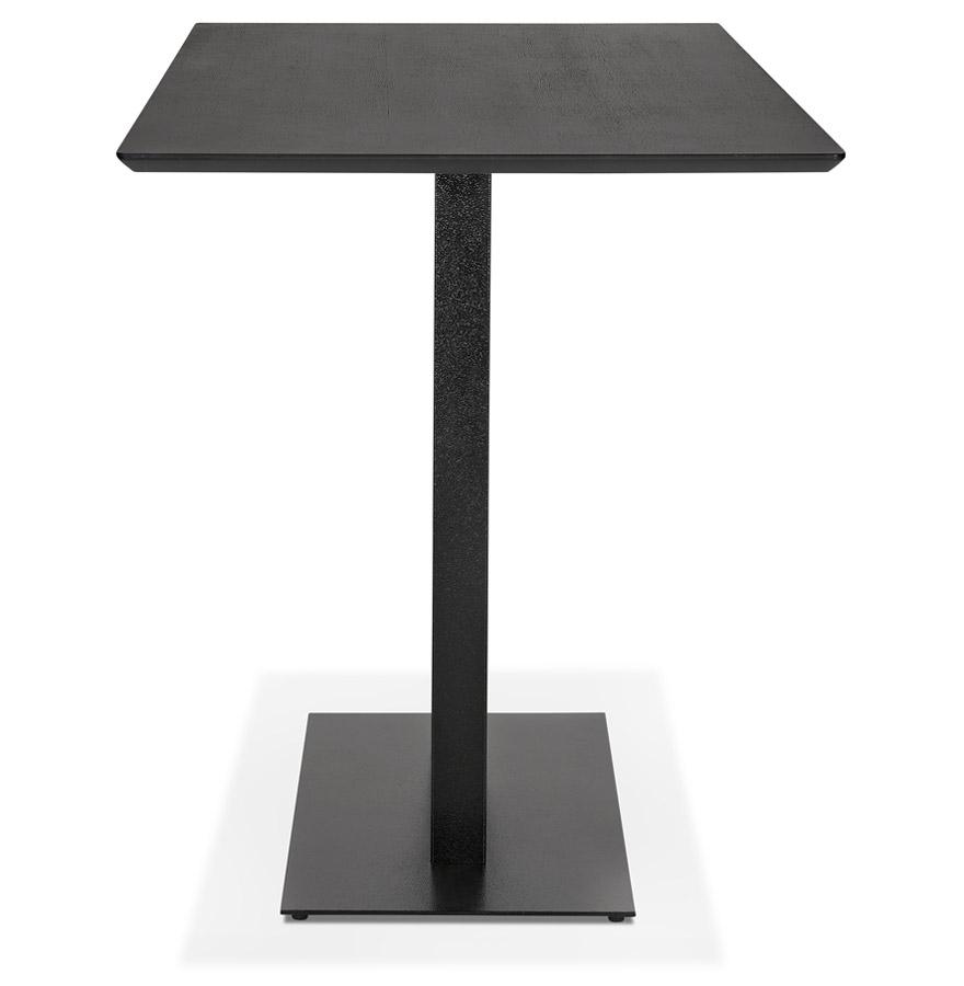 Kokoon Design Black 'ZUMBA BAR' Design High Table With Black Metal Leg - 180x90 Cm