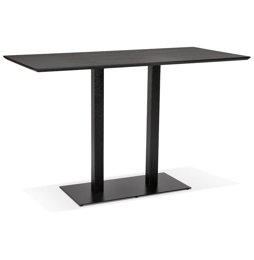 kokoon design Black 'ZUMBA BAR' design high table with black metal leg - 180x90 cm