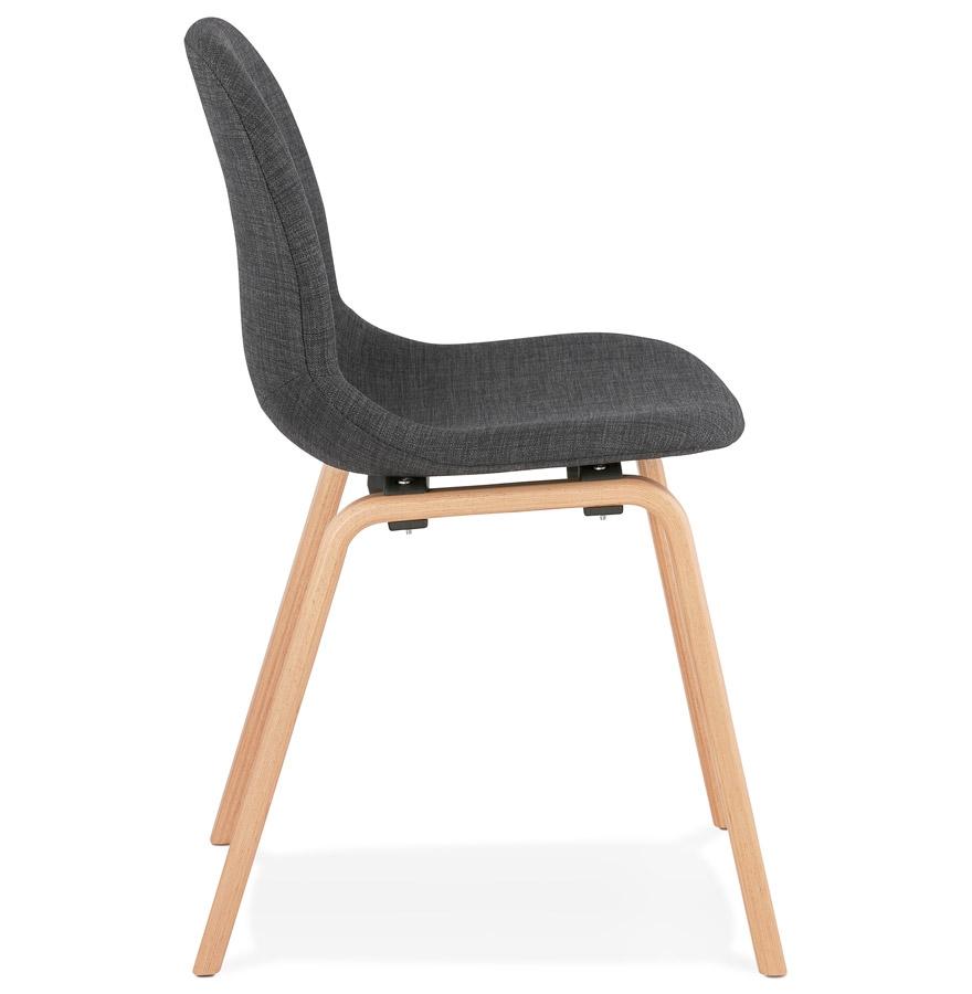 Kokoon Design CELTIK' Dining Room Chair In Gray Scandinavian Style Fabric