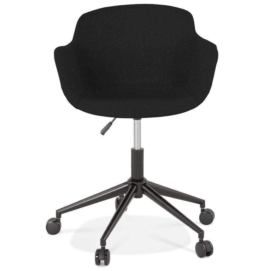 Kokoon Design CENTURION' Office Chair In Black Fabric On Casters