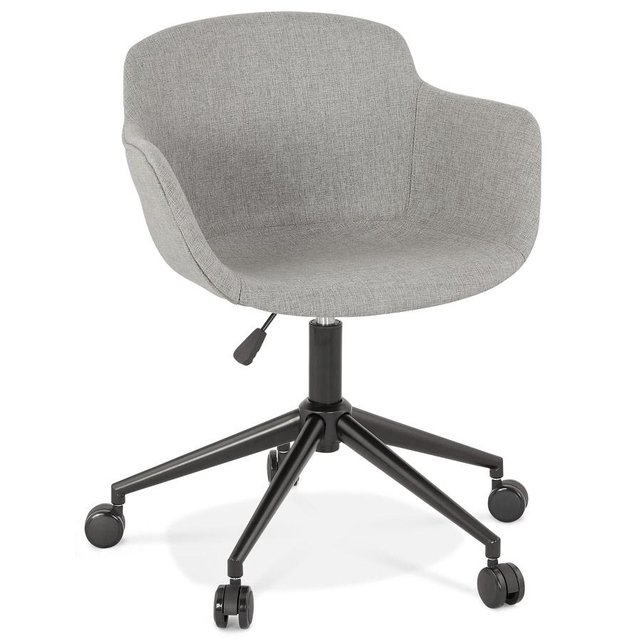 kokoon design CENTURION' office chair in gray fabric on casters