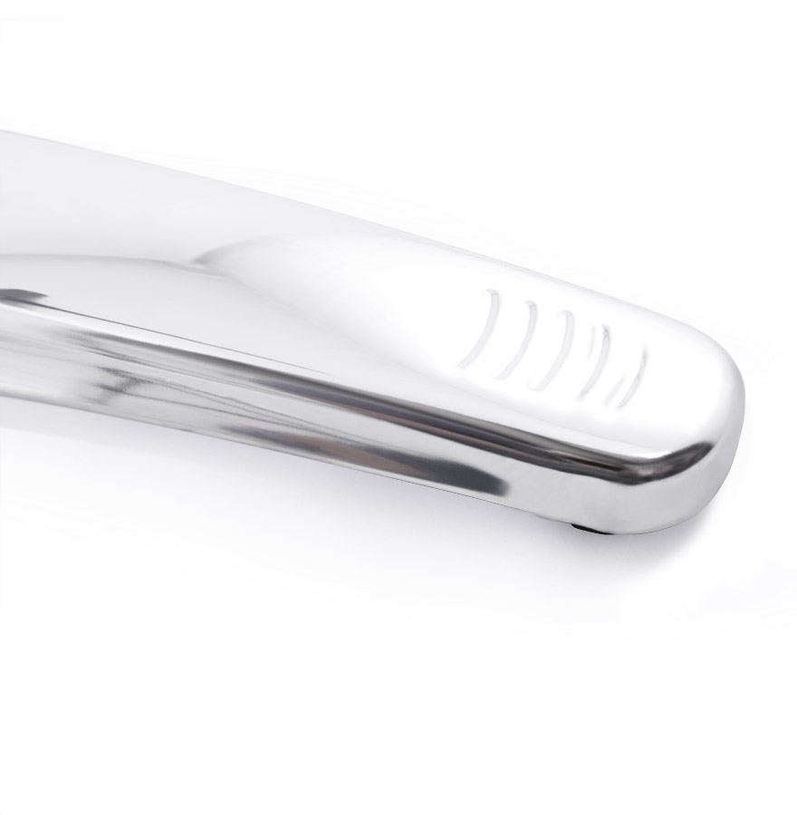 Kokoon Design CHIKO' 110 Table Leg In Chromed Metal For Indoor And Outdoor Use