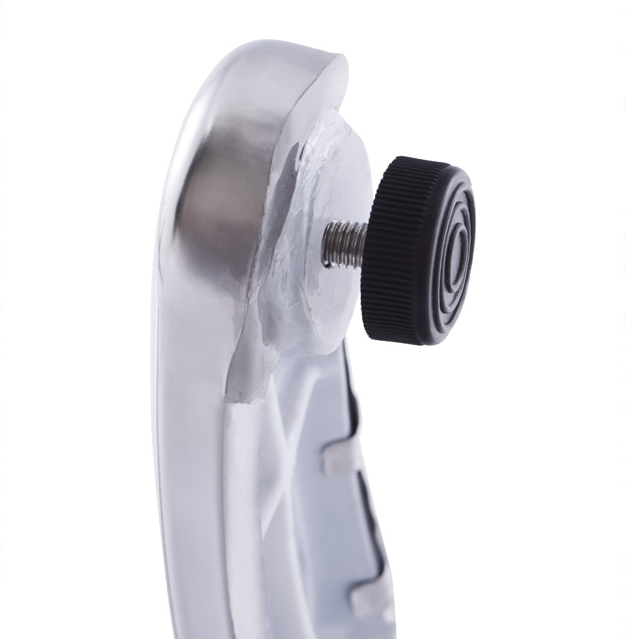 Kokoon Design CHIKO' 110 Table Leg In Chromed Metal For Indoor And Outdoor Use