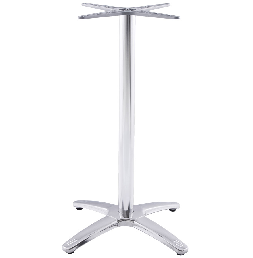 kokoon design CHIKO' 110 table leg in chromed metal for indoor and outdoor use
