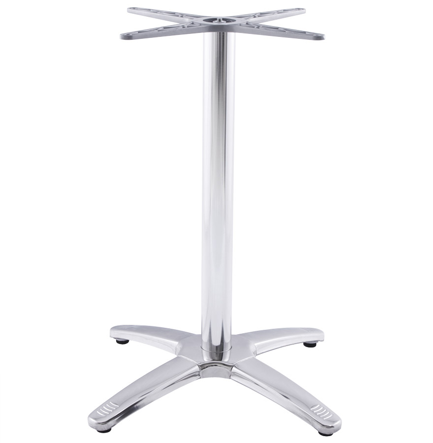 kokoon design CHIKO' 75 table leg in chrome metal for indoor and outdoor use