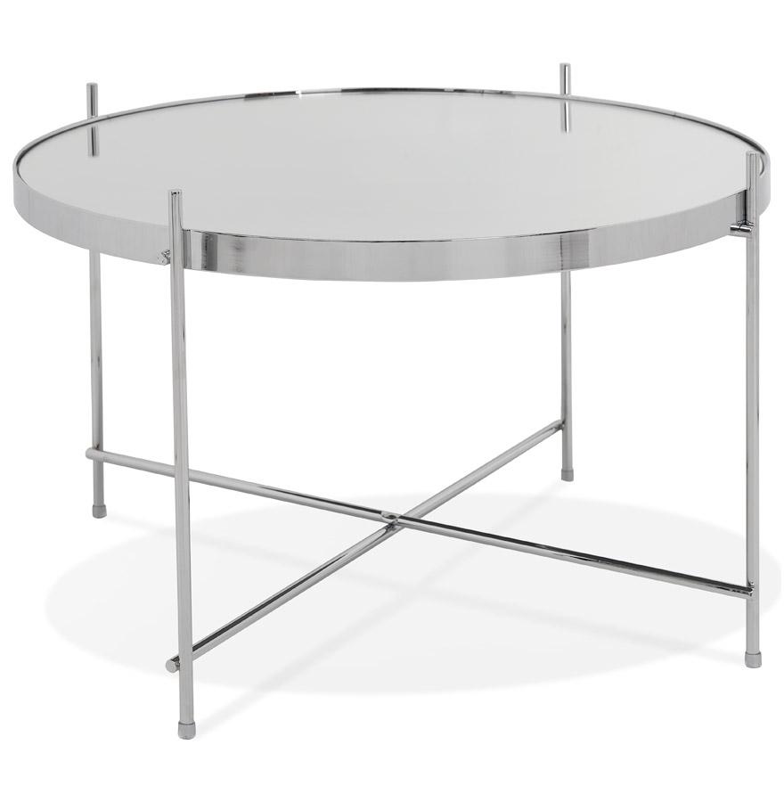 kokoon design Coffee table 'KOLOS MEDIUM' chrome color