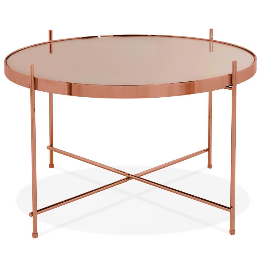 Kokoon Design Coffee Table 'KOLOS MEDIUM' Copper Color