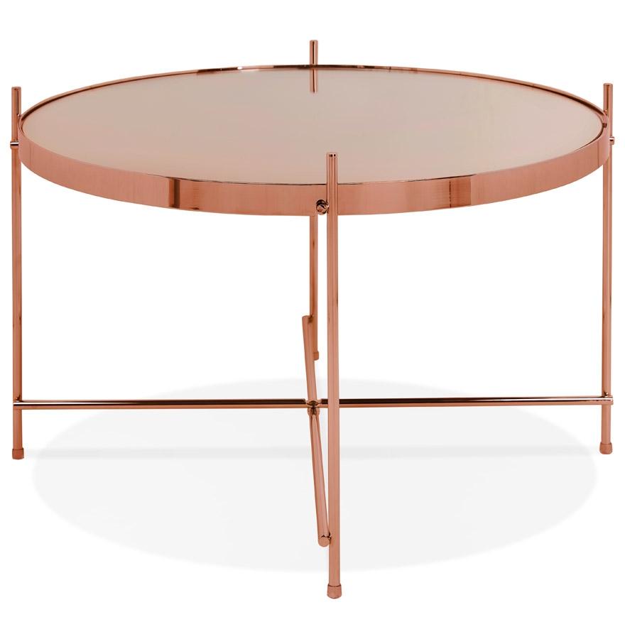 Kokoon Design Coffee Table 'KOLOS MEDIUM' Copper Color