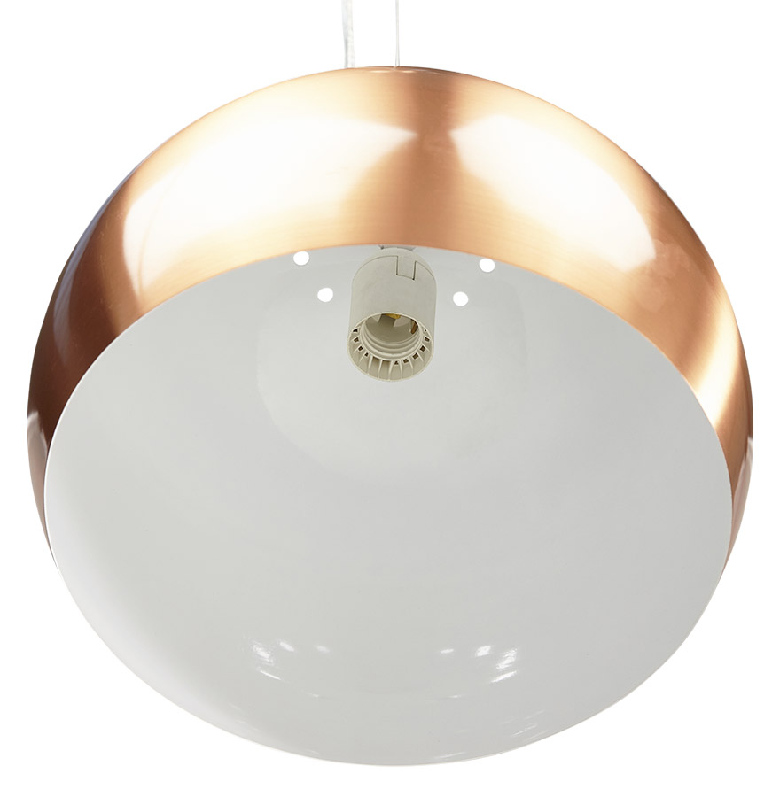 Kokoon Design Copper-colored 'POGO' Designer Ball Pendant Light