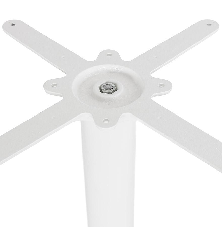 Kokoon Design CORTADO' 110 Round Table Leg In White Metal Indoor/outdoor