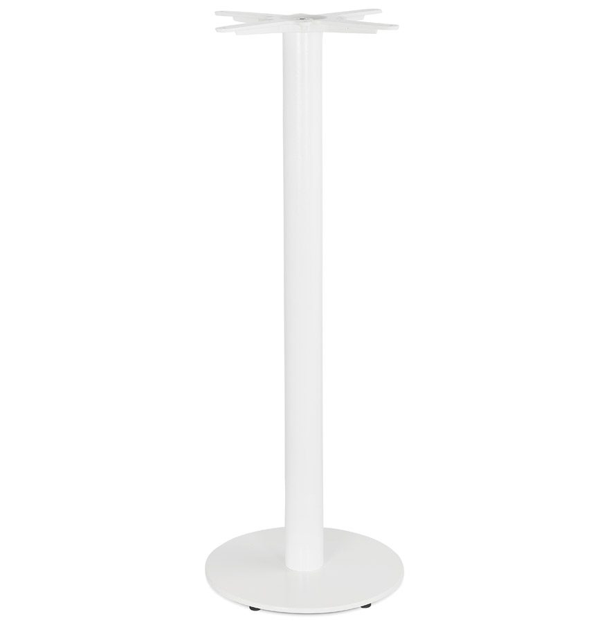 kokoon design CORTADO' 110 round table leg in white metal indoor/outdoor