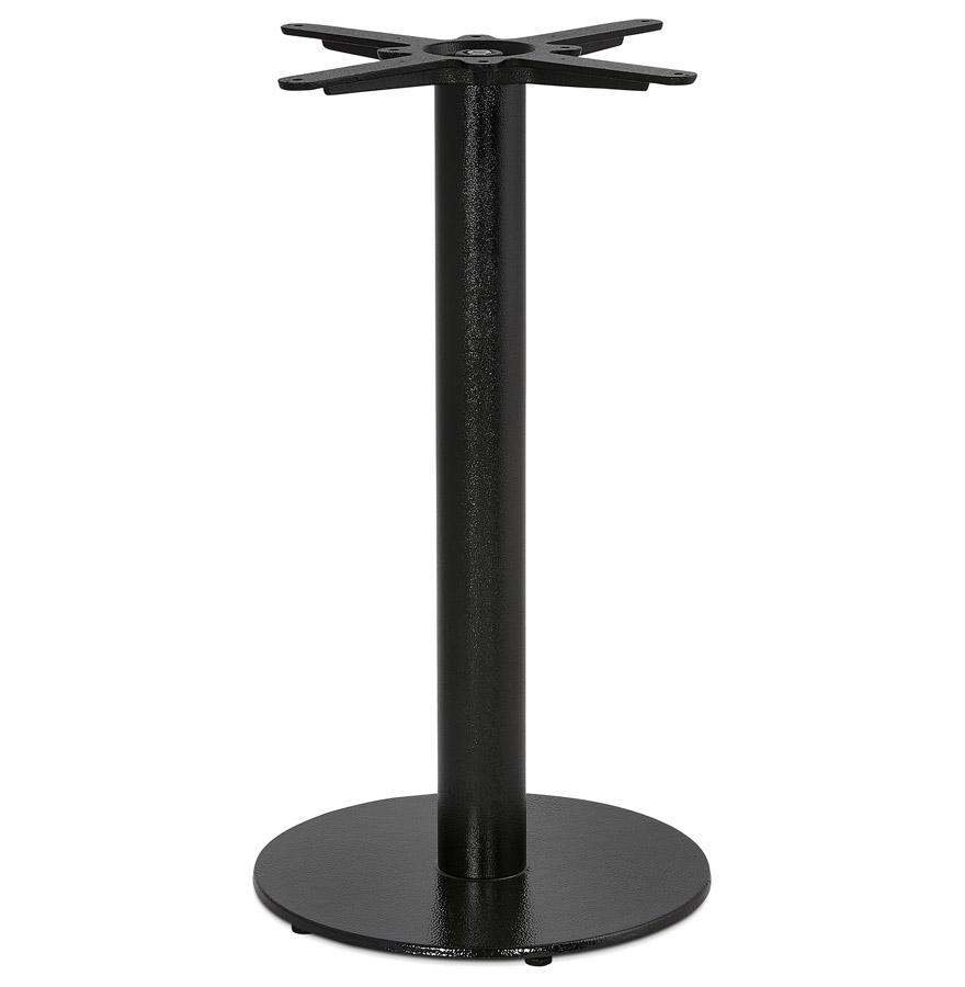 kokoon design CORTADO' 75 round table leg in black metal indoor/outdoor