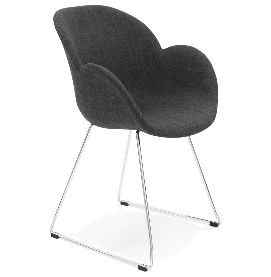 kokoon design Dark gray 'JUMBO' designer chair in fabric