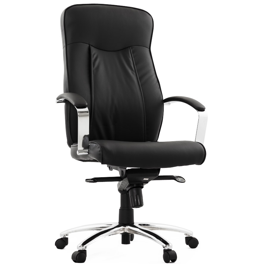 Kokoon Design DATA' Designer Office Armchair In Black Synthetic Material