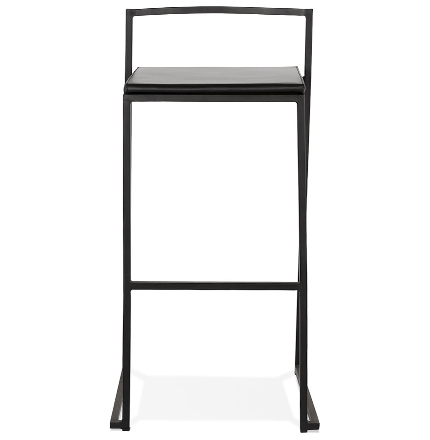 Kokoon Design Designer Bar Stool 'CASA' Black Industrial Style Stackable