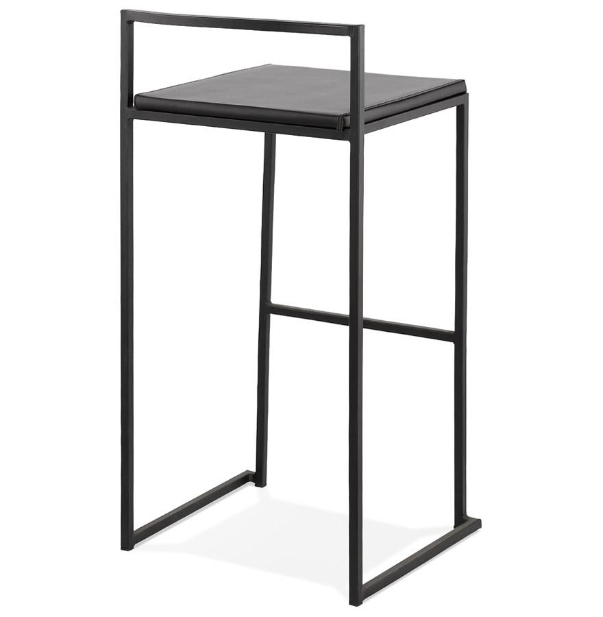 Kokoon Design Designer Bar Stool 'CASA' Black Industrial Style Stackable