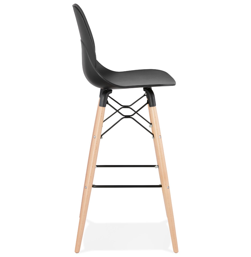 Kokoon Design Designer Bar Stool 'COSMIK' Black Scandinavian Style