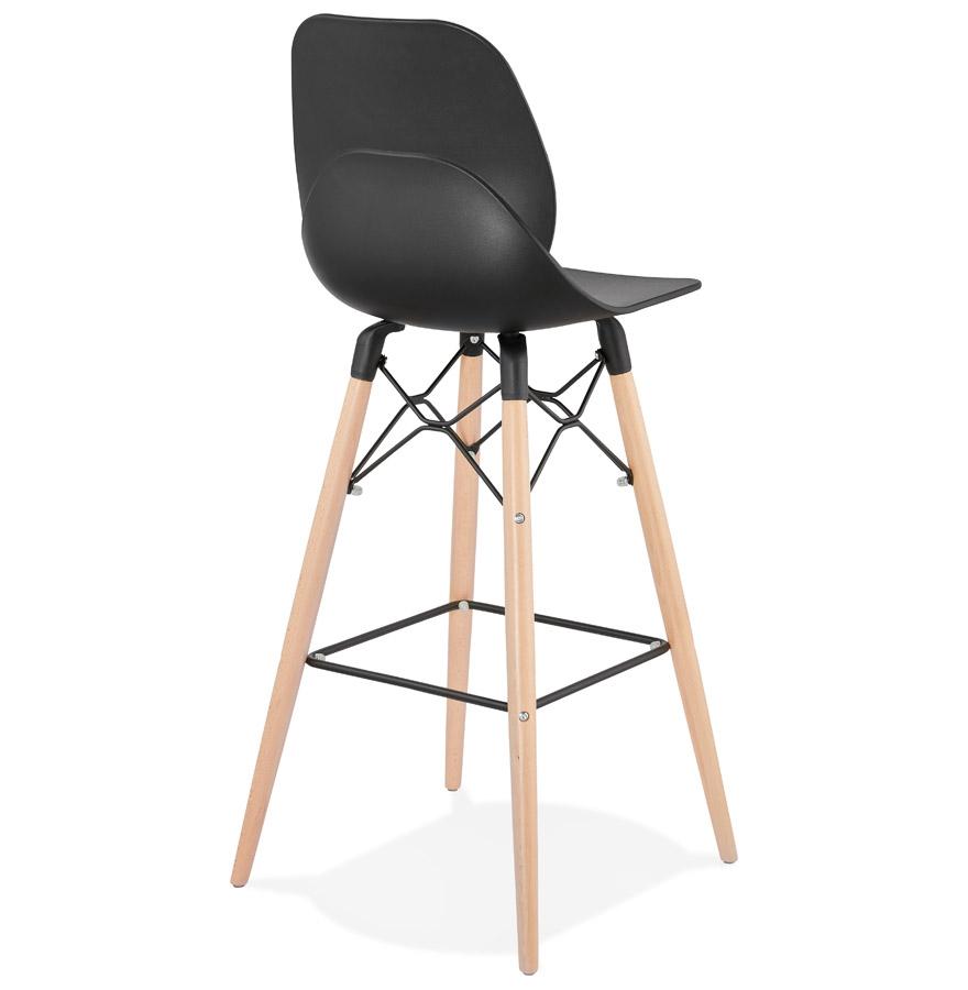 Kokoon Design Designer Bar Stool 'COSMIK' Black Scandinavian Style