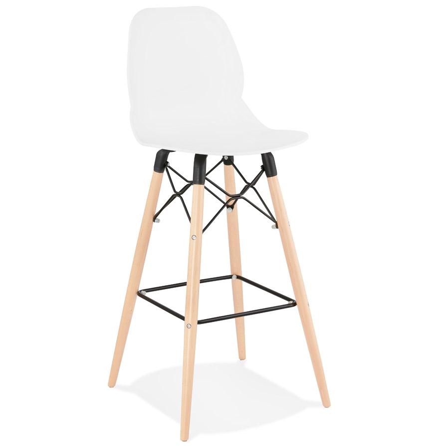 kokoon design Designer bar stool 'COSMIK' white Scandinavian style