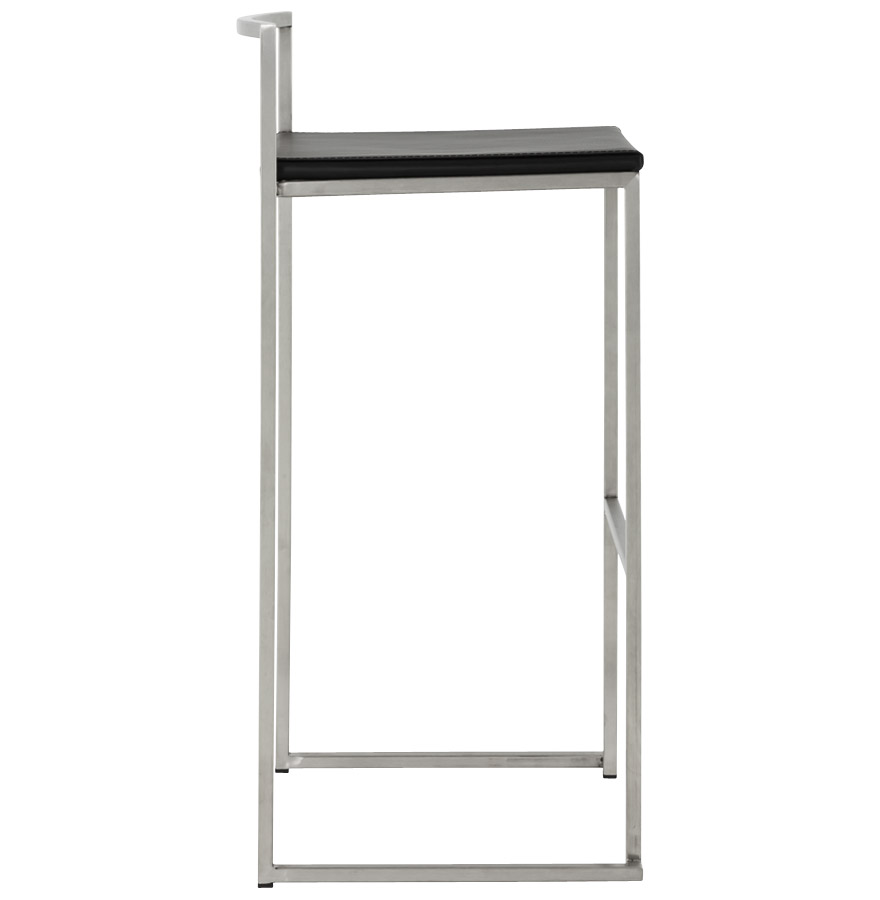 Kokoon Design Designer Bar Stool 'DISKO' Black Stackable Industrial Style