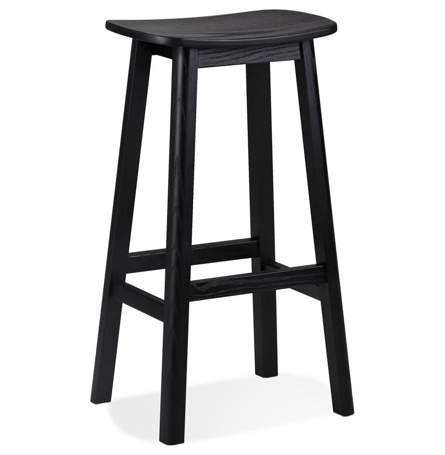 kokoon design Designer bar stool 'DUMAS' in black wood