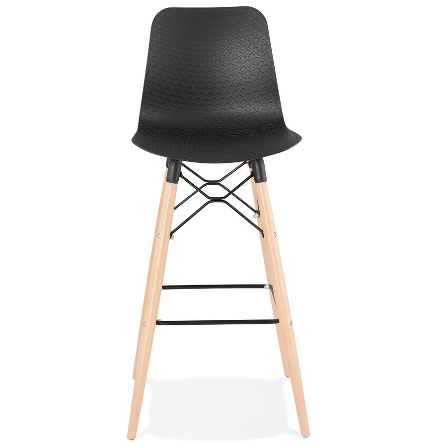 Kokoon Design Designer Bar Stool 'MOZAIK' Black Scandinavian Style