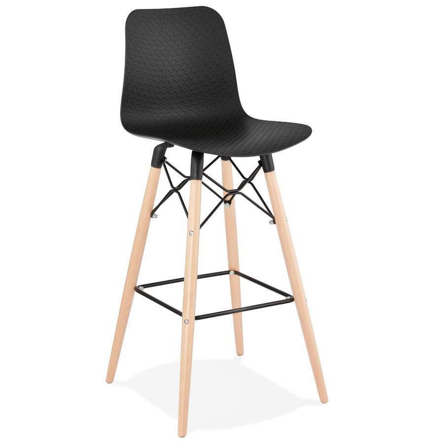 kokoon design Designer bar stool 'MOZAIK' black Scandinavian style