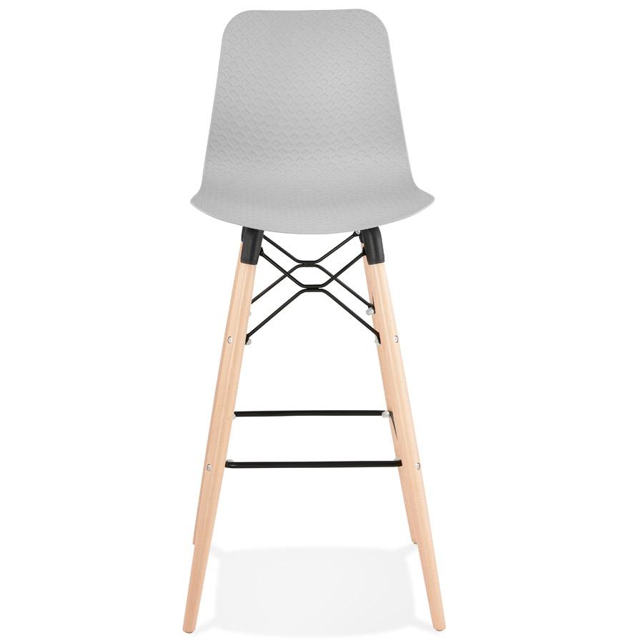 Kokoon Design Designer Bar Stool 'MOZAIK' Gray Scandinavian Style