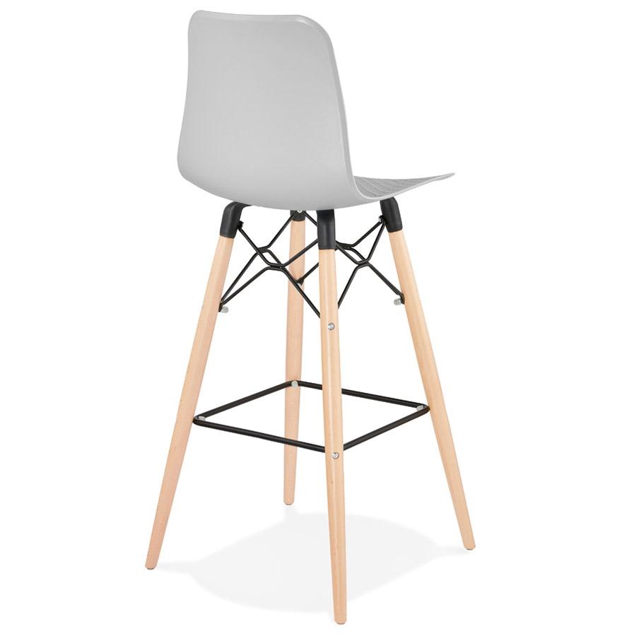 Kokoon Design Designer Bar Stool 'MOZAIK' Gray Scandinavian Style