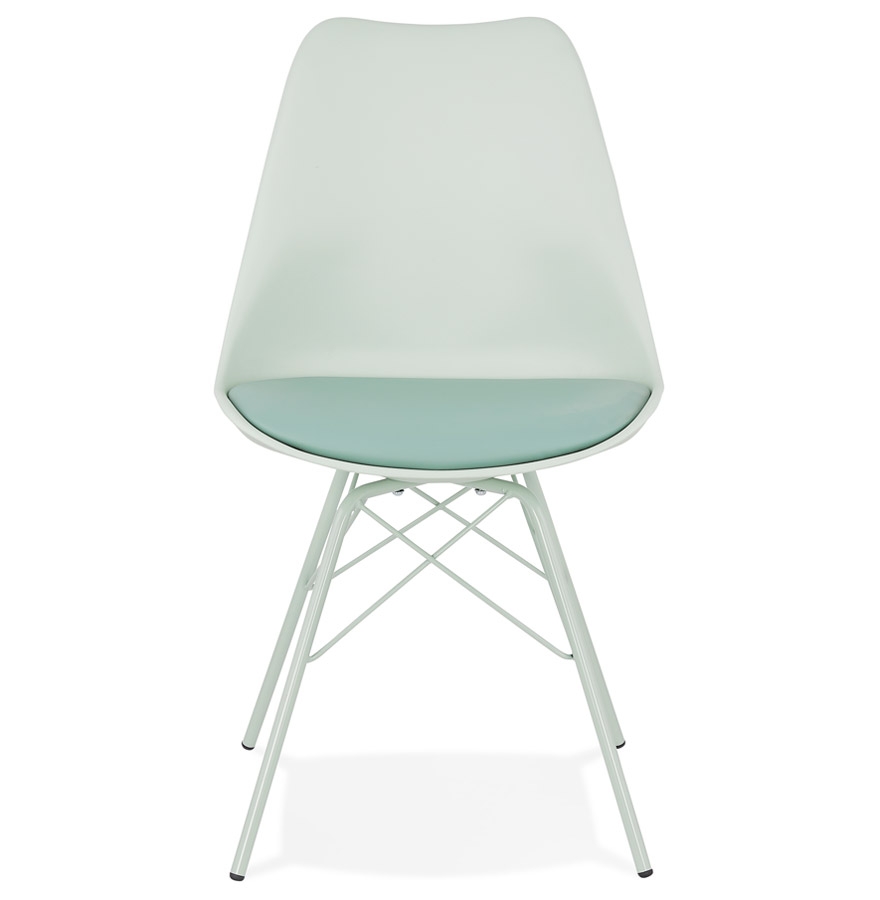 Kokoon Design Designer Chair 'BYBLOS' Light Green Industrial Style
