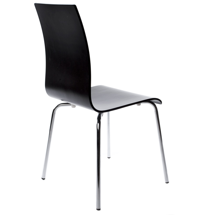 Kokoon Design Designer Dining Room Chair 'ESPERA' In Black Wood