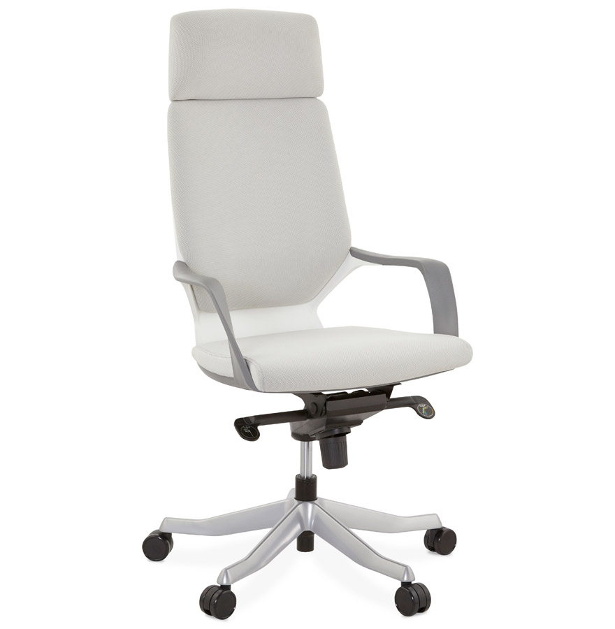 kokoon design Designer office armchair 'BABEL' in gray fabric