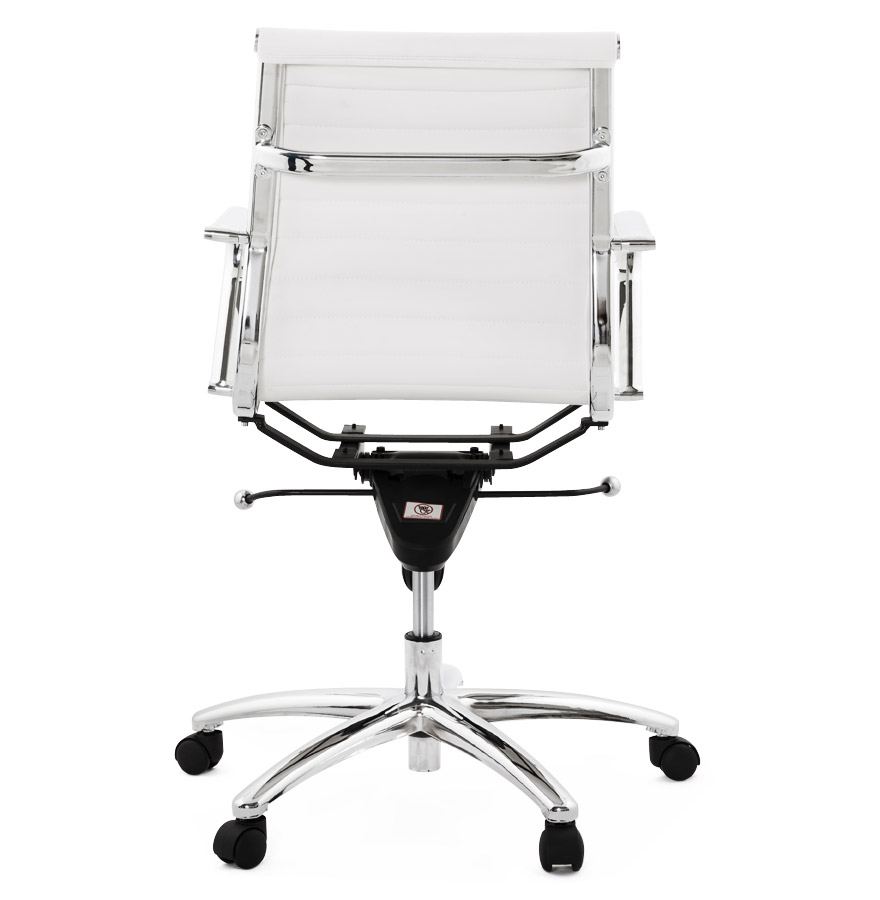 Kokoon Design Designer Office Armchair 'MEGA' In White Synthetic Material