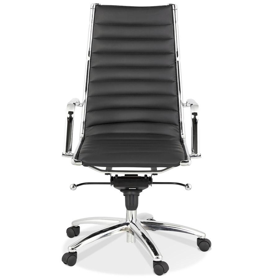 Kokoon Design Designer Office Armchair 'MILAN' In Black Synthetic Material