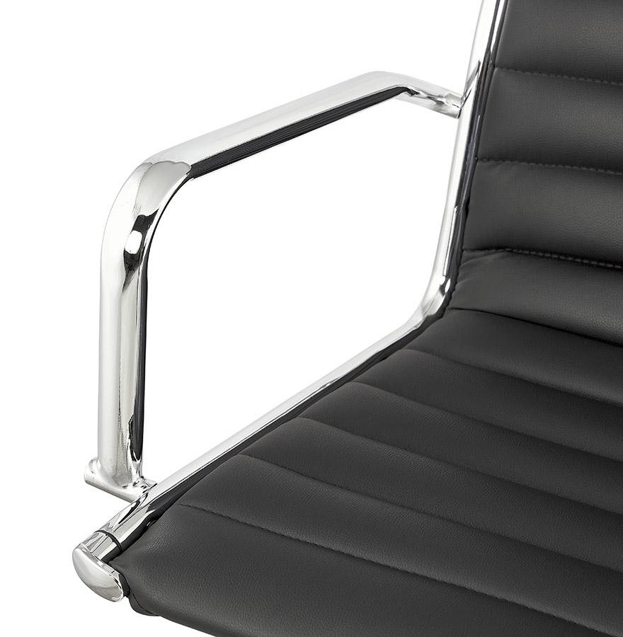 Kokoon Design Designer Office Armchair 'MILAN' In Black Synthetic Material