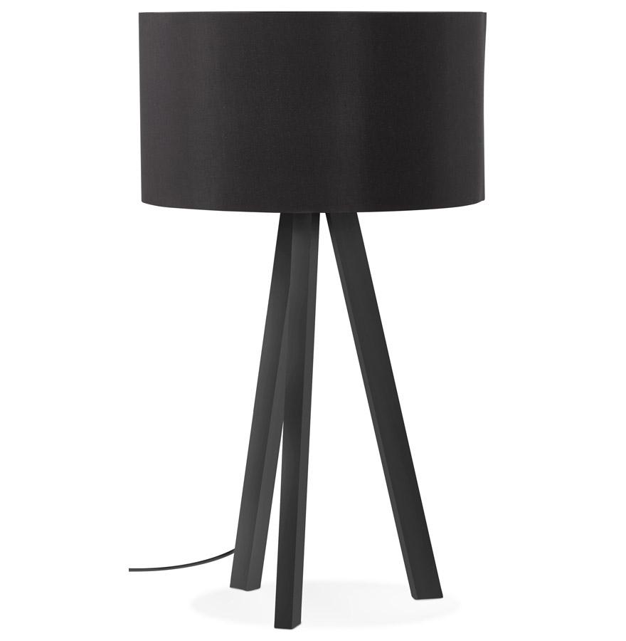 kokoon design Designer table lamp 'SPRING MINI' with black lampshade and tripod