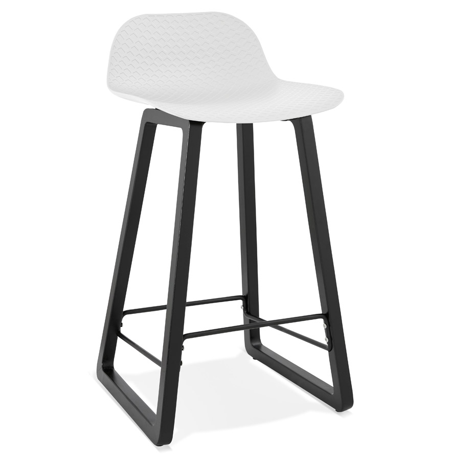 kokoon design Designer white mid-height snack stool 'SASHIMI MINI'