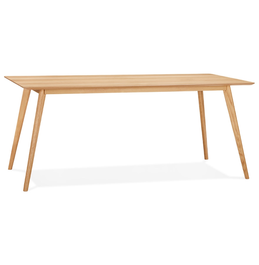 kokoon design Dining table / designer desk 'BARISTA' in Scandinavian style wood - 180x90 cm