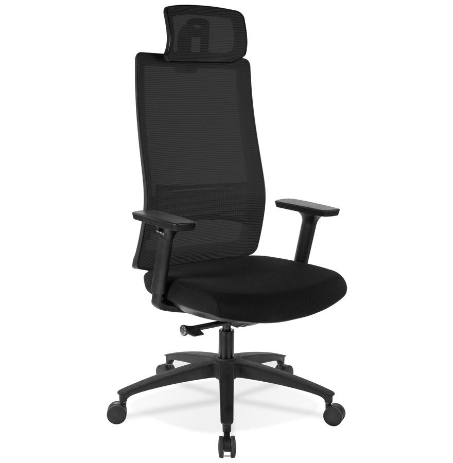 kokoon design Ergonomic office chair 'OXFORD' in black fabric