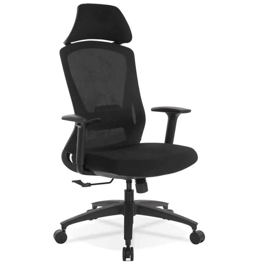kokoon design Ergonomic office chair 'PELIKAN' in black fabric