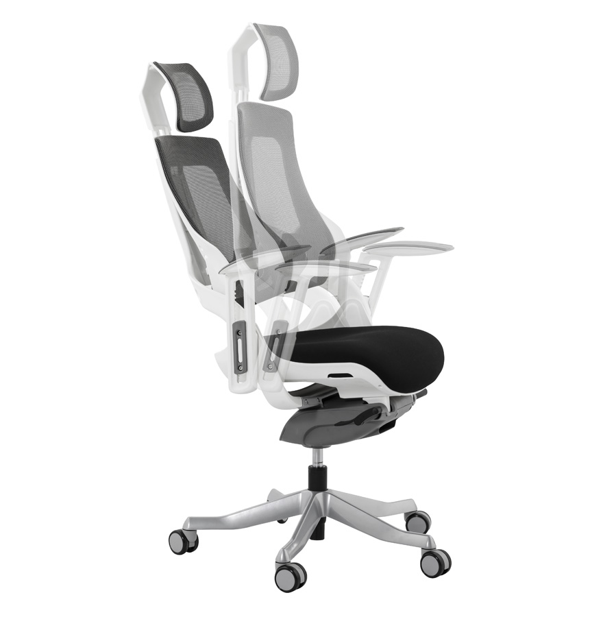 Kokoon Design Ergonomic Office Chair 'TEKNIK' In Black Fabric